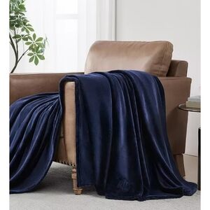 Ralph Lauren Deep Blue Throw Blanket